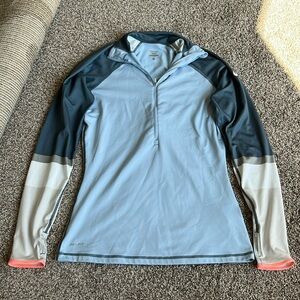 Nike Pro Dri-Fit Striped 1/2 Zip